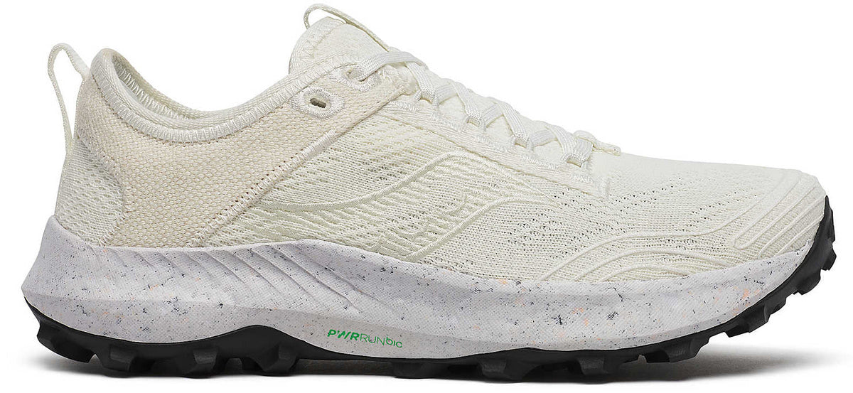 Saucony Peregrine RFG Women's Trail Running Shoes - White - View 1