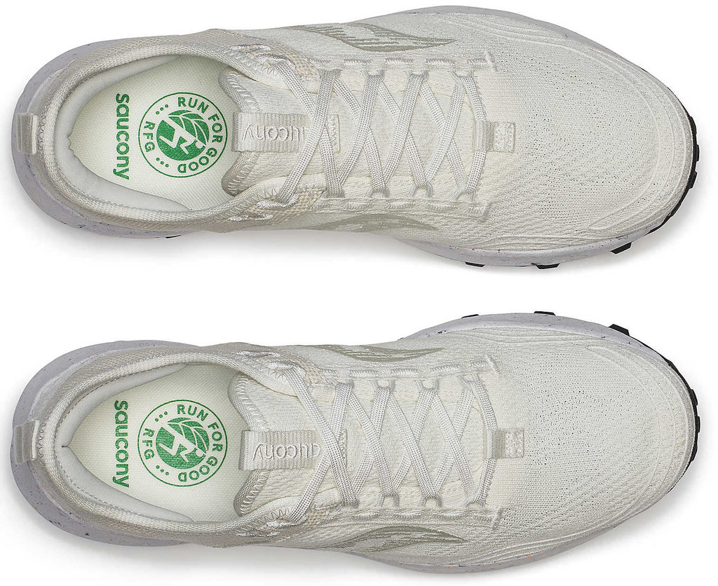 Saucony Peregrine RFG Men's Trail Running Shoes - Cream - View 4