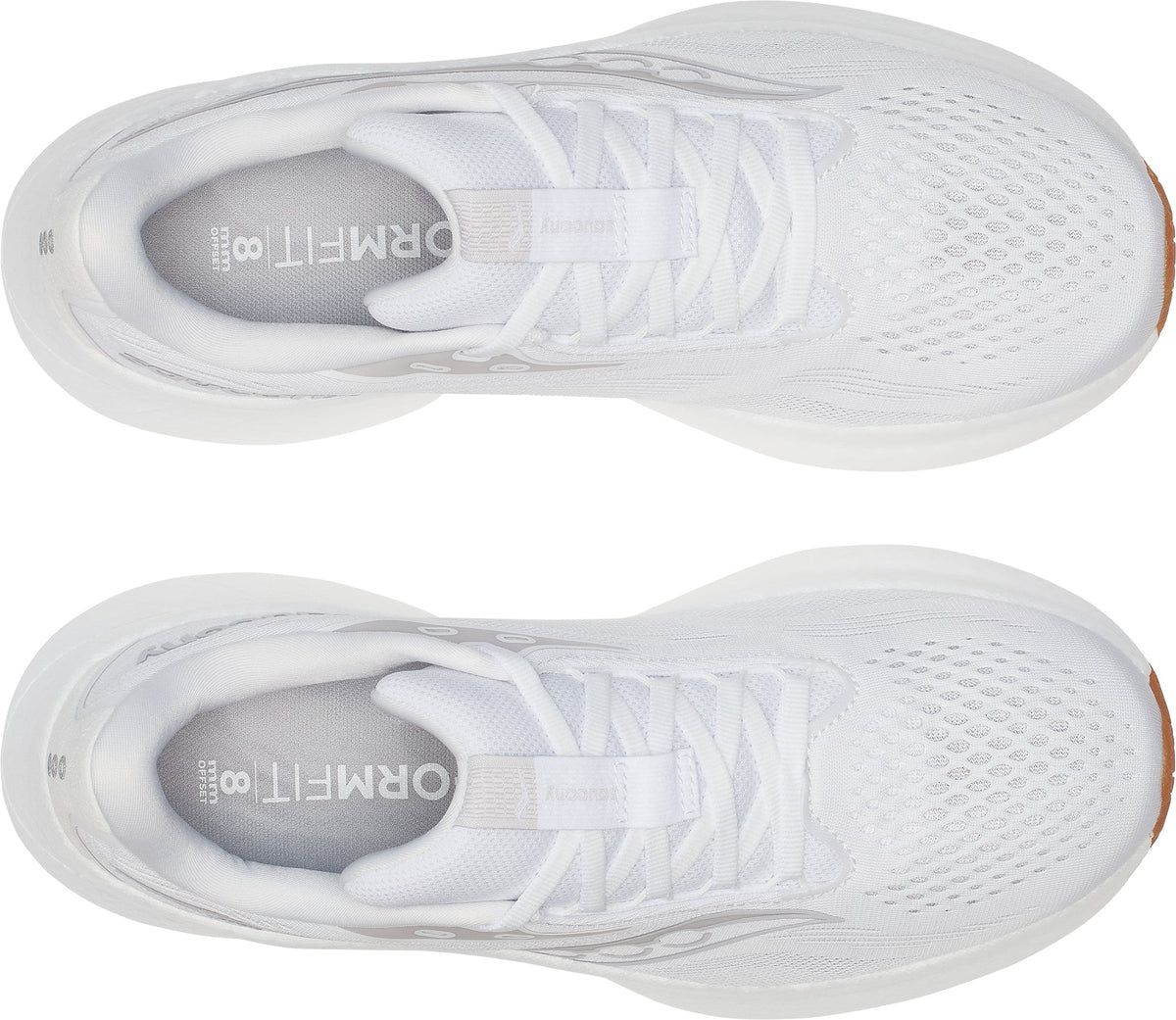 Saucony Ride 18 Women's Running Shoes - White - View 4