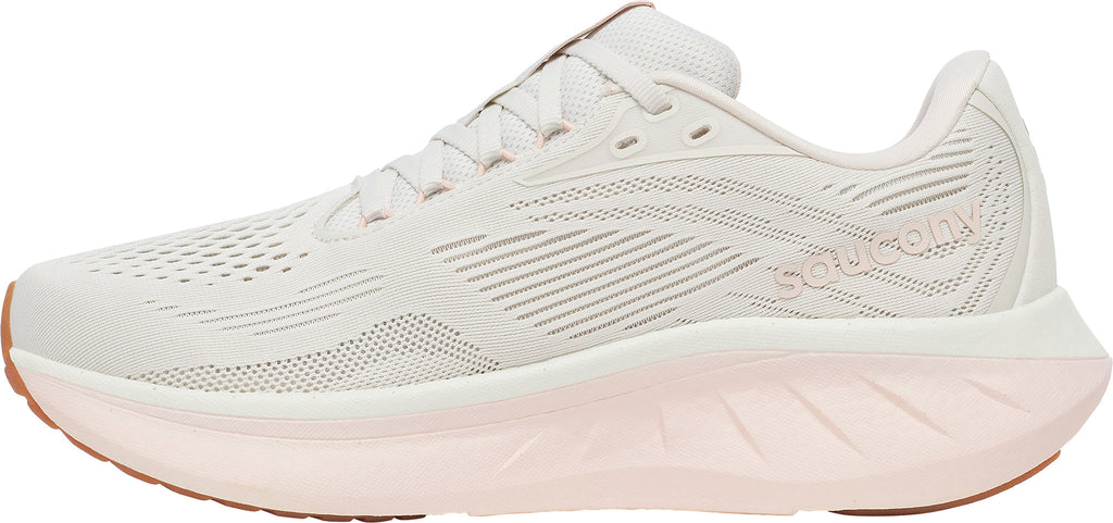 Saucony Ride 18 Women's Running Shoes - White - View 3