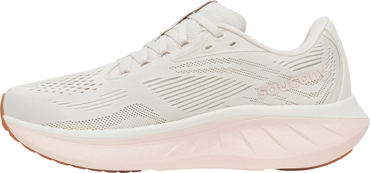 Saucony Ride 18 Women's Running Shoes - White - View 3