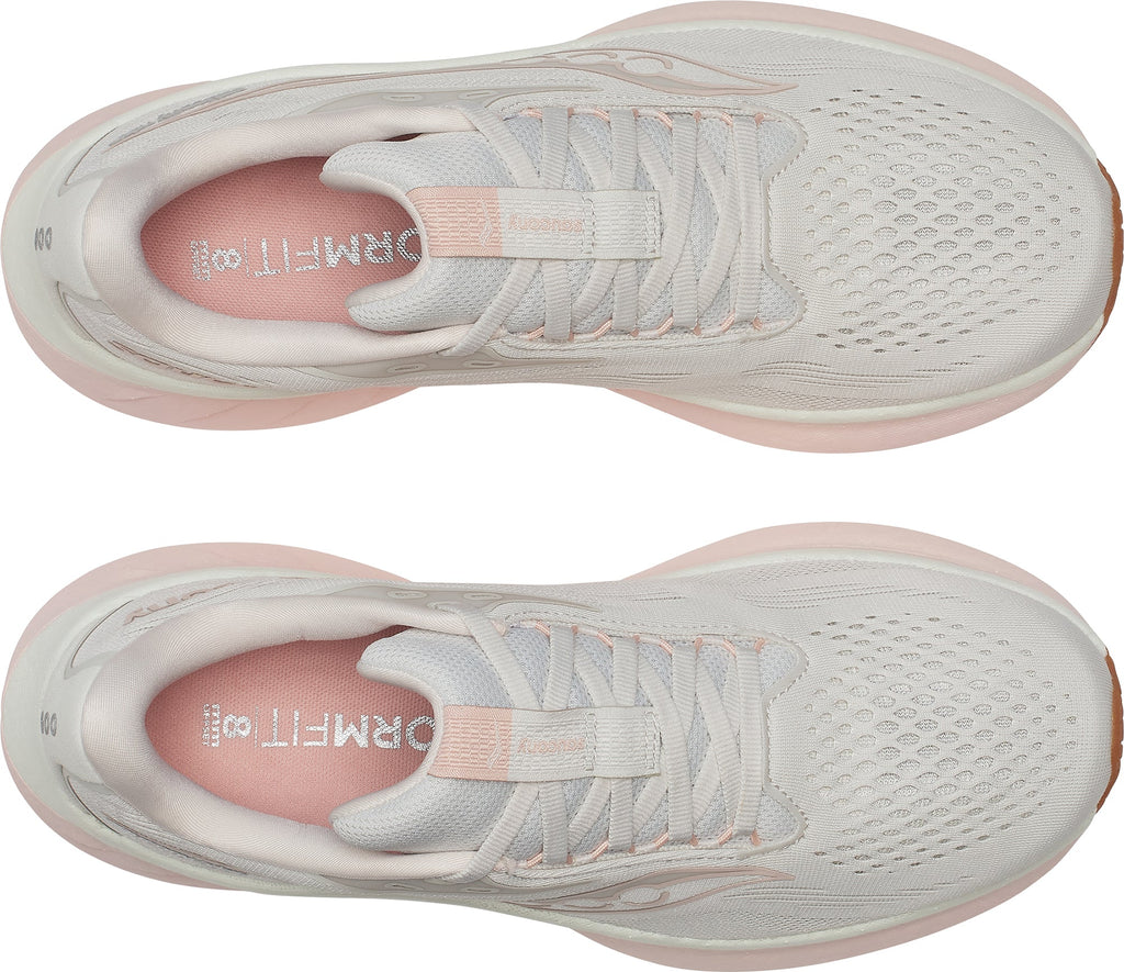 Saucony Ride 18 Women's Running Shoes - White - View 4