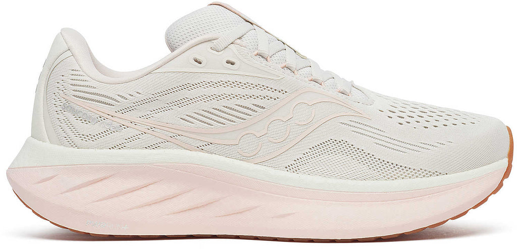 Saucony Ride 18 Women's Running Shoes - White - View 1