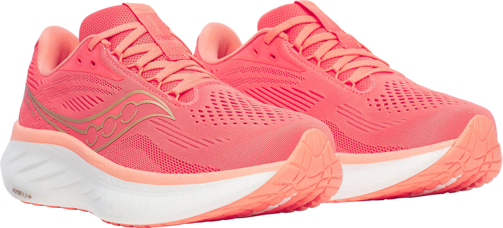 Saucony Ride 18 Women's Running Shoes - Pink - View 6