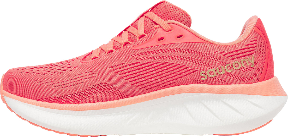 Saucony Ride 18 Women's Running Shoes - Pink - View 3
