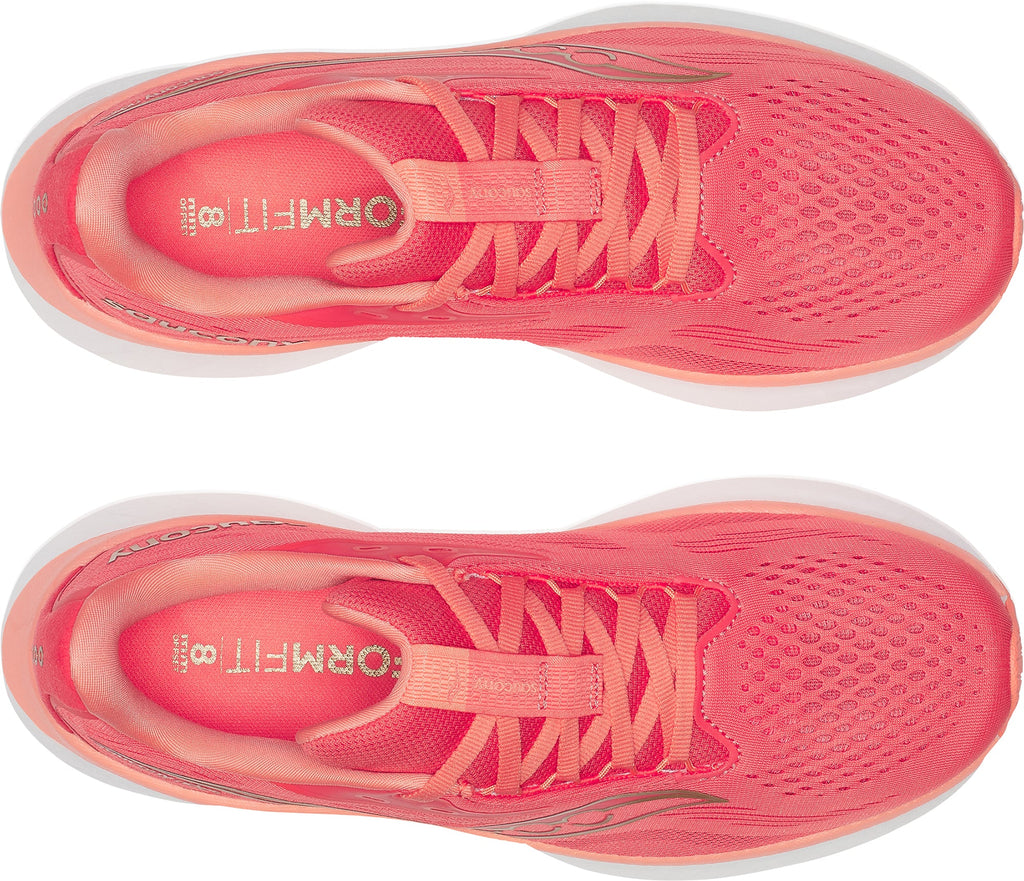 Saucony Ride 18 Women's Running Shoes - Pink - View 4