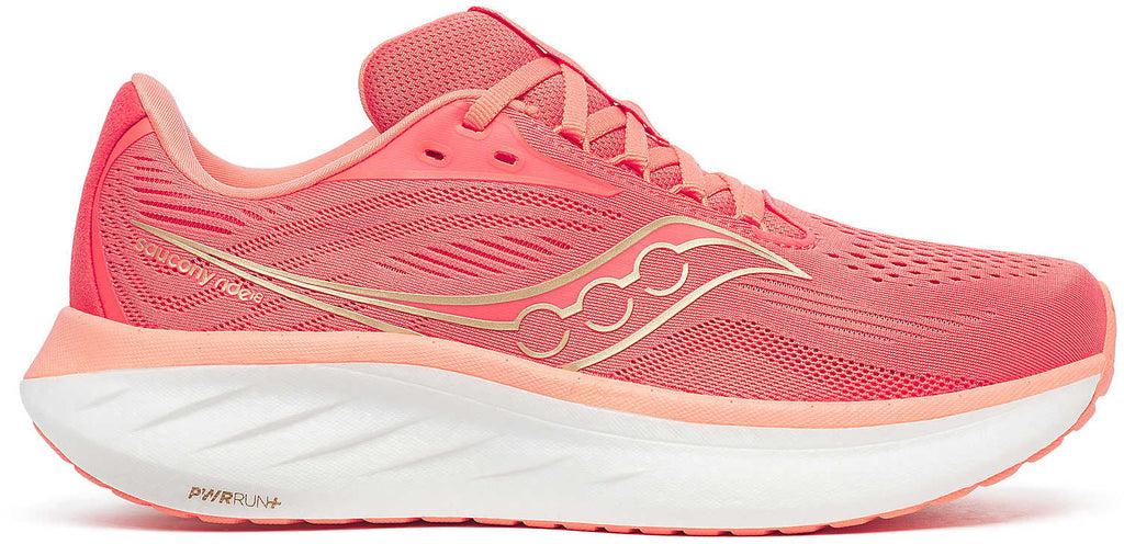 Saucony Ride 18 Women's Running Shoes - Pink - View 1
