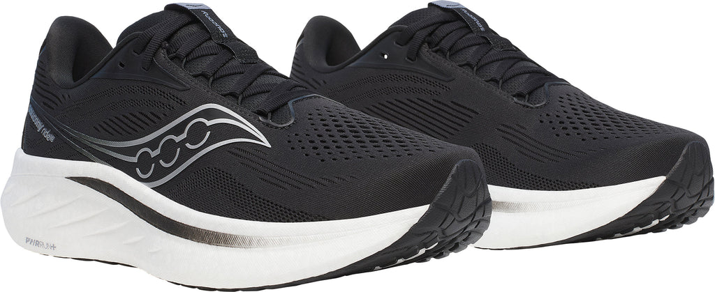 Saucony Ride 18 Men's Running Shoes - Black - View 6