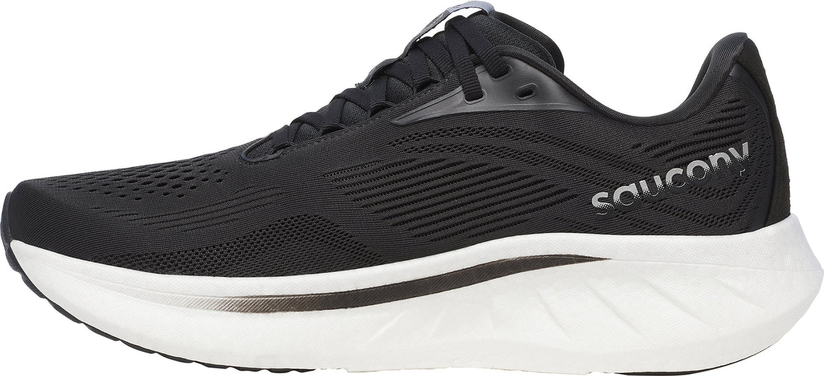 Saucony Ride 18 Men's Running Shoes - Black - View 3