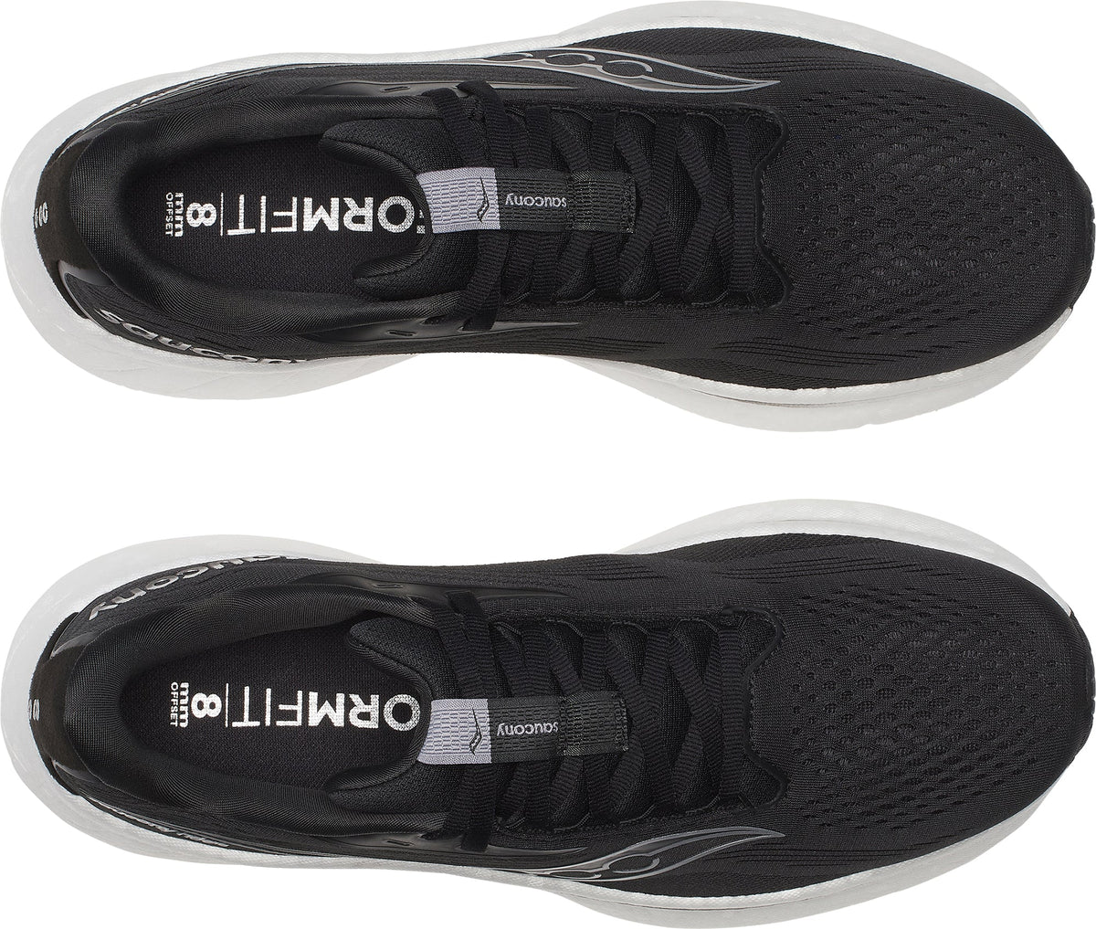 Saucony Ride 18 Men's Running Shoes - Black - View 4