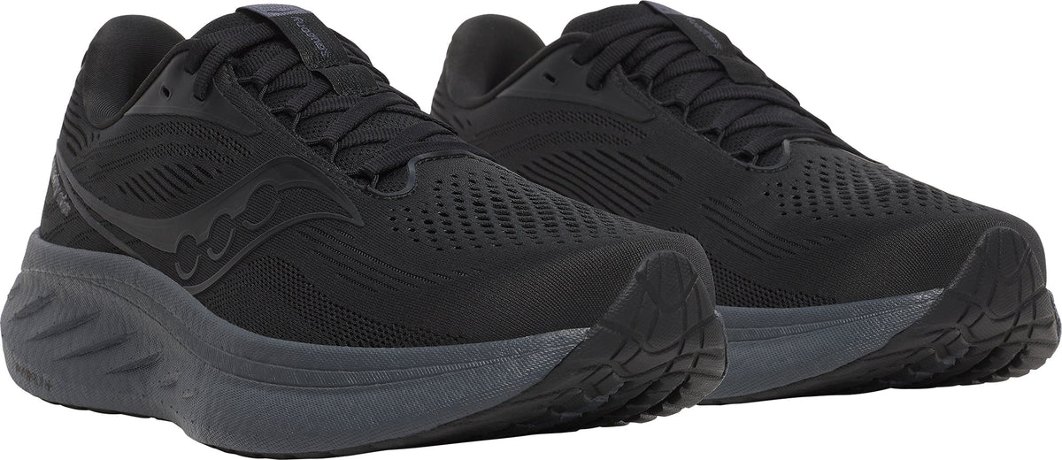 Saucony Ride 18 Men's Running Shoes - Black - View 6