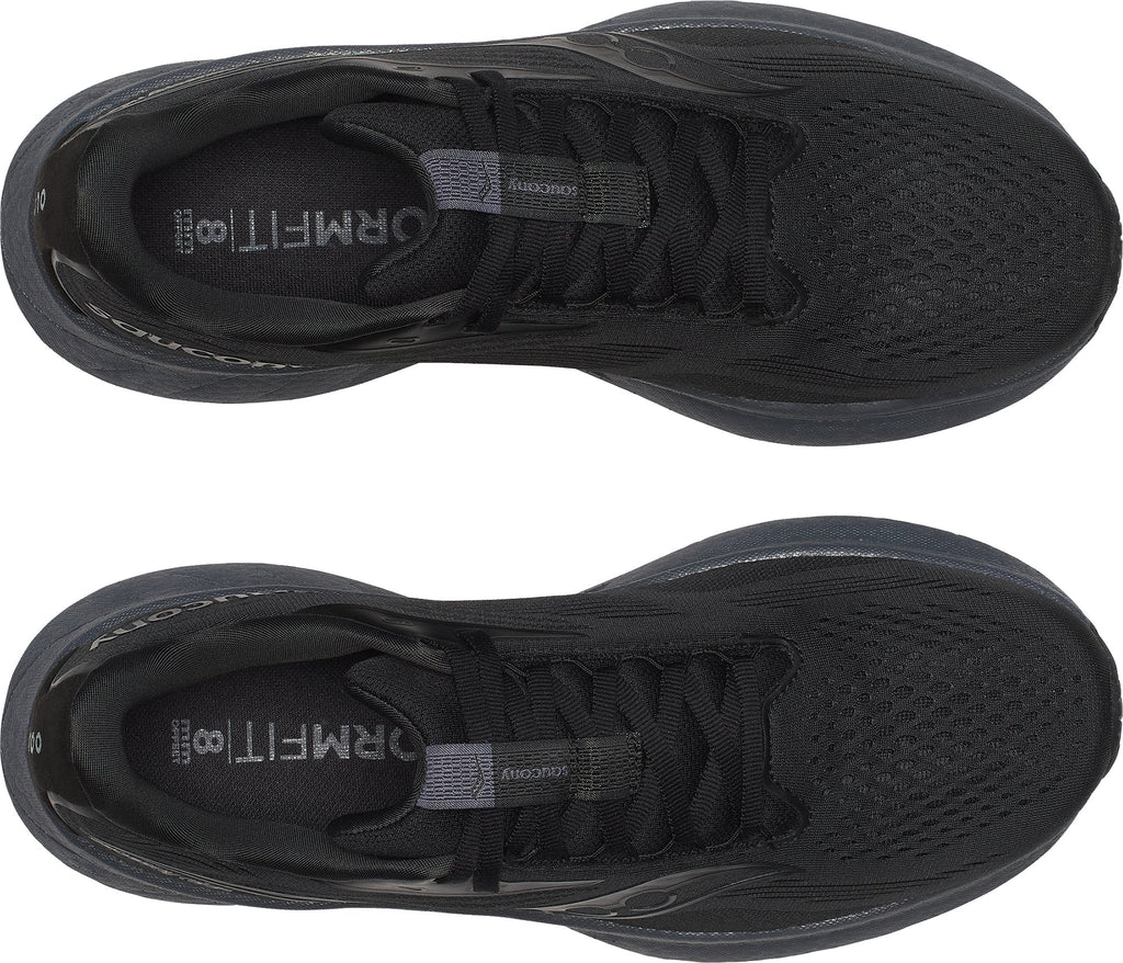 Saucony Ride 18 Men's Running Shoes - Black - View 4