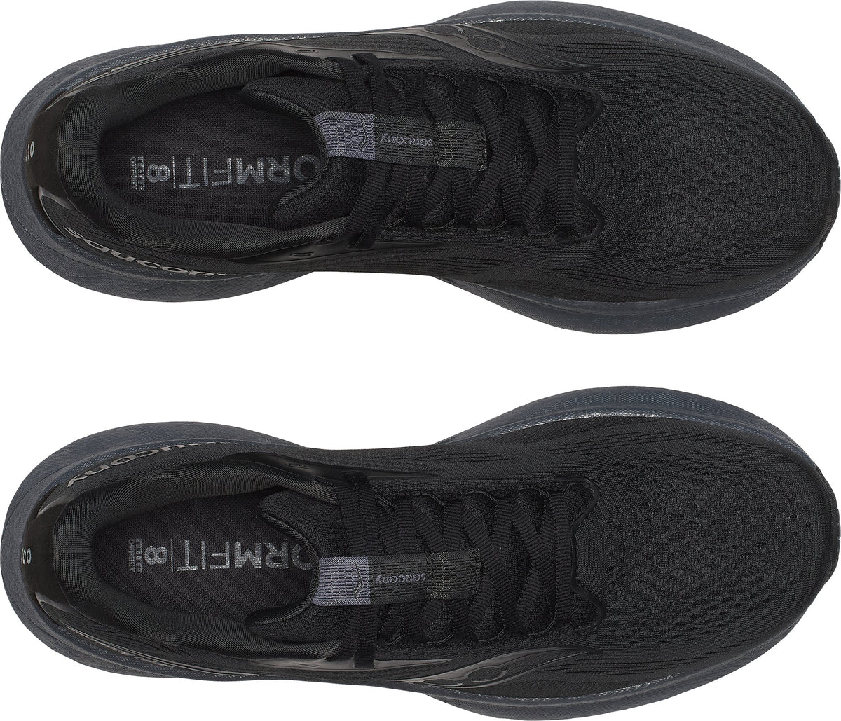 Saucony Ride 18 Men's Running Shoes - Black - View 4