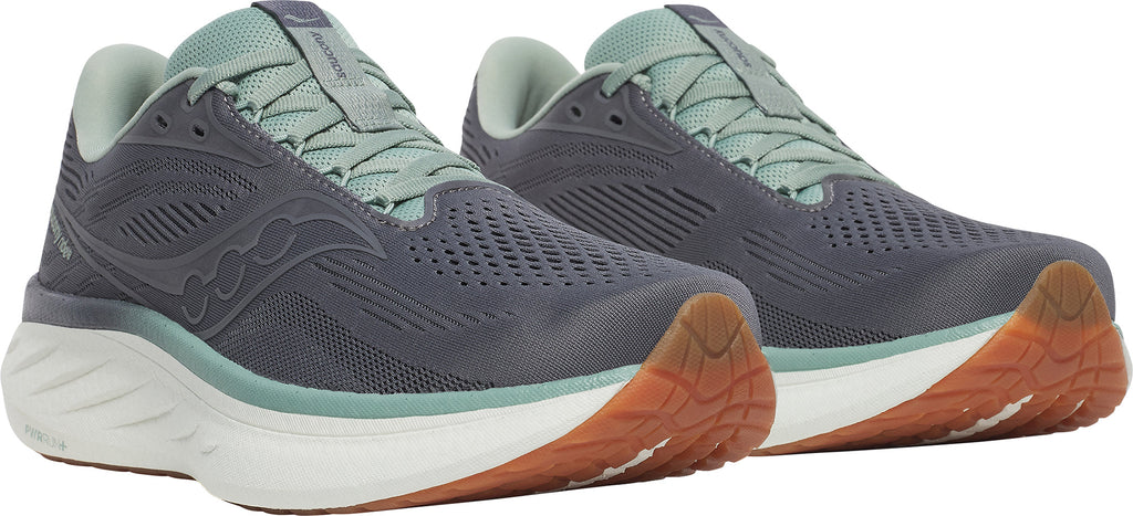Saucony Ride 18 Men's Running Shoes - Grey - View 6