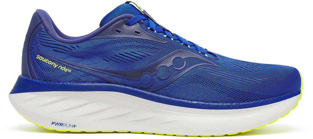 Saucony Ride 18 Men's Running Shoes - Blue - View 1
