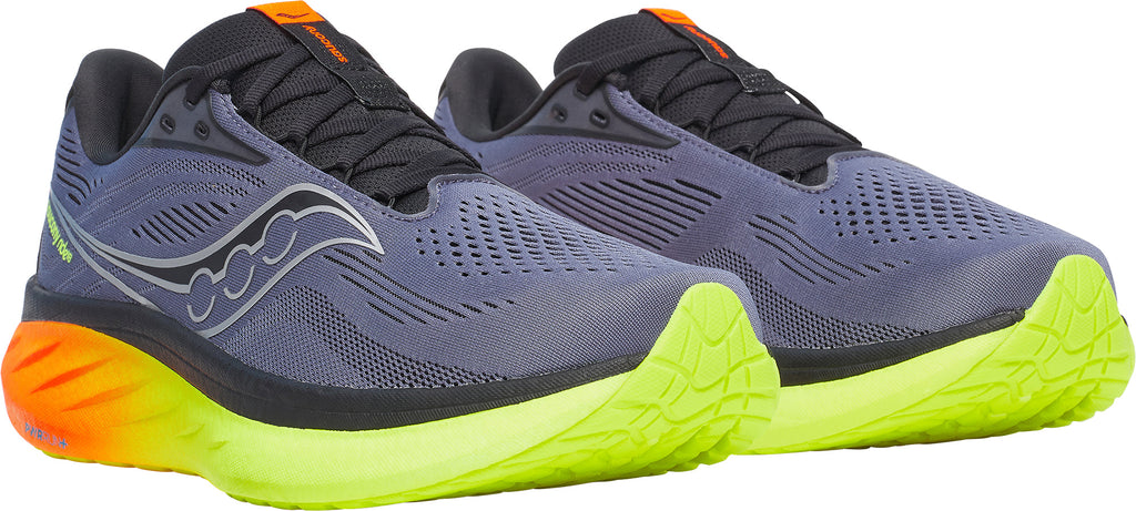 Saucony Ride 18 Men's Running Shoes - Grey - View 6