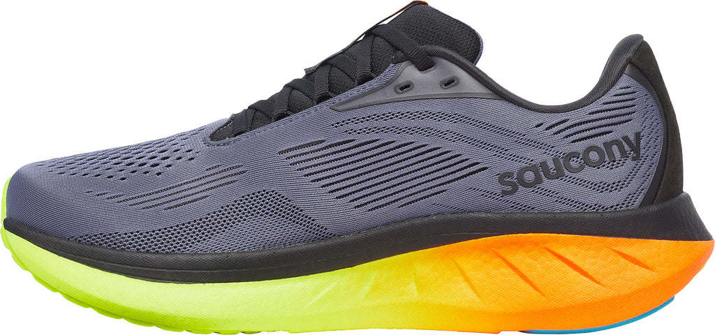 Saucony Ride 18 Men's Running Shoes - Grey - View 3