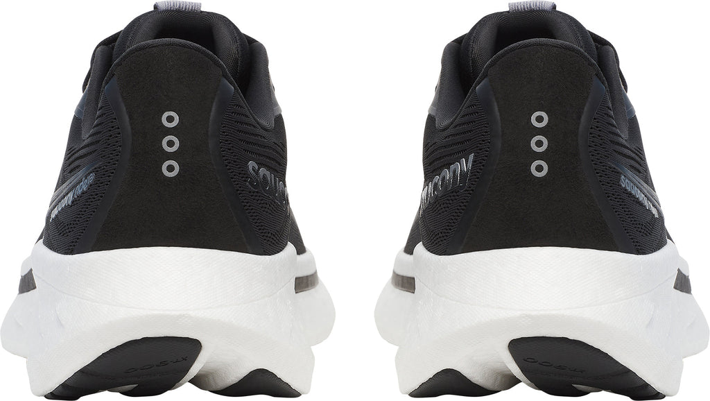 Saucony Ride 18 WIDE FIT Men's Running Shoes - Black - View 3