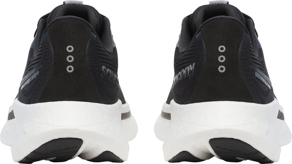 Saucony Ride 18 WIDE FIT Men's Running Shoes - Black - View 3