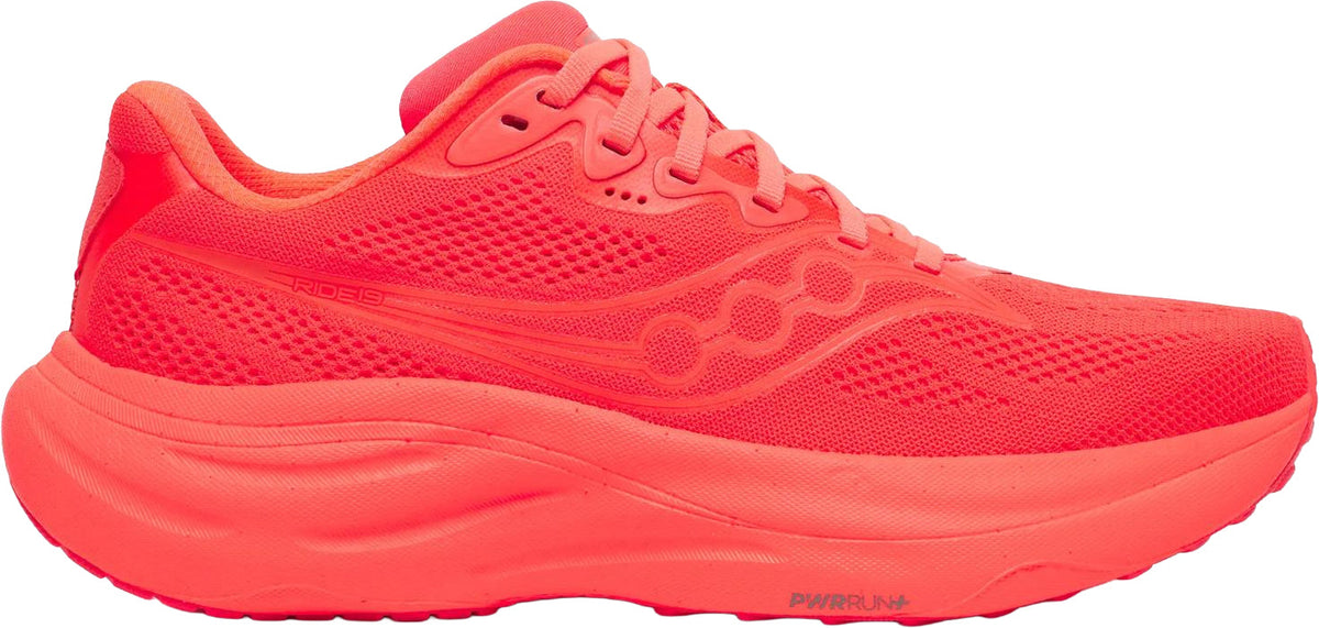 Saucony Ride 19 Women's Running Shoes - Red - View 1