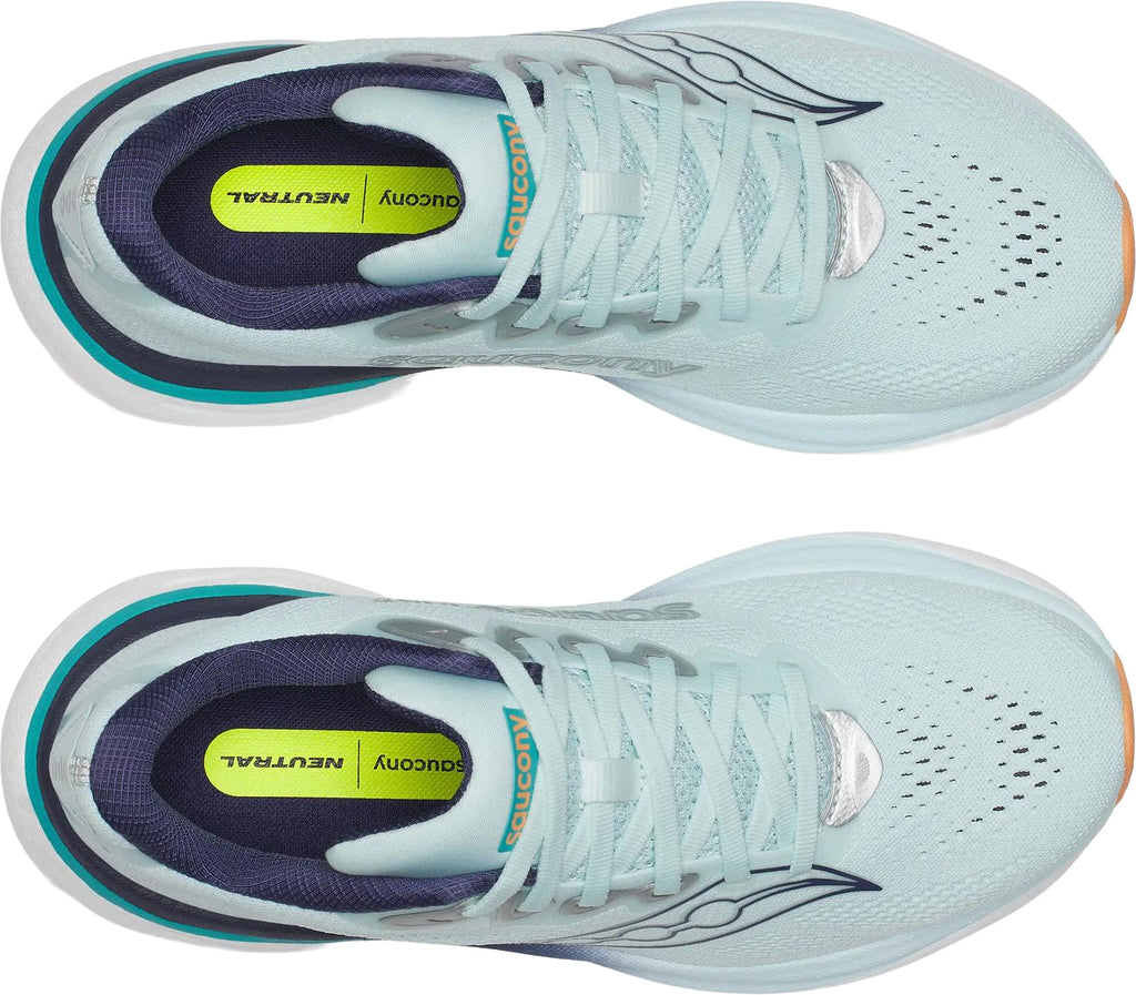 Saucony Ride 19 Women's Running Shoes - Blue - View 4