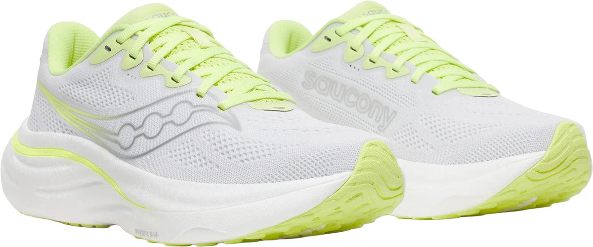 Saucony Ride 19 Women's Running Shoes - White - View 6