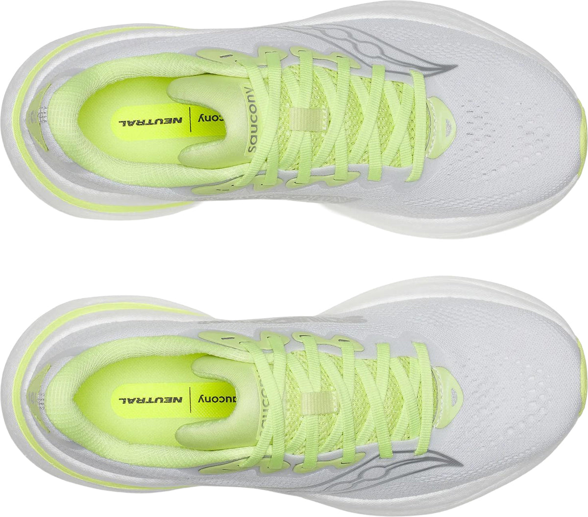 Saucony Ride 19 Women's Running Shoes - White - View 4
