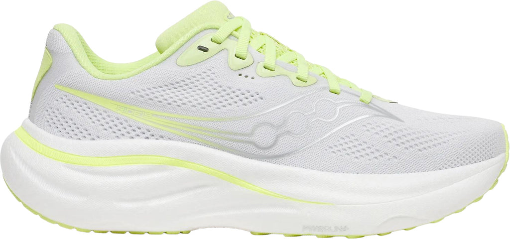 Saucony Ride 19 Women's Running Shoes - White - View 1