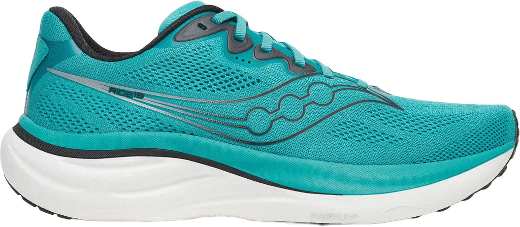 Saucony Ride 19 Men's Running Shoes - Green - View 1