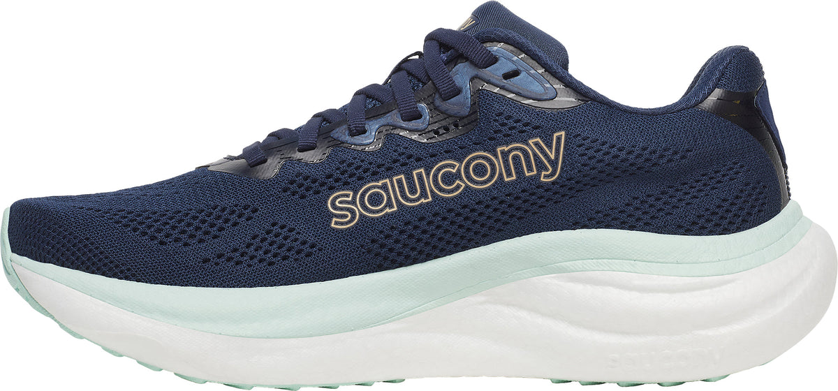 Saucony Ride 19 Women's Running Shoes - Blue - View 3