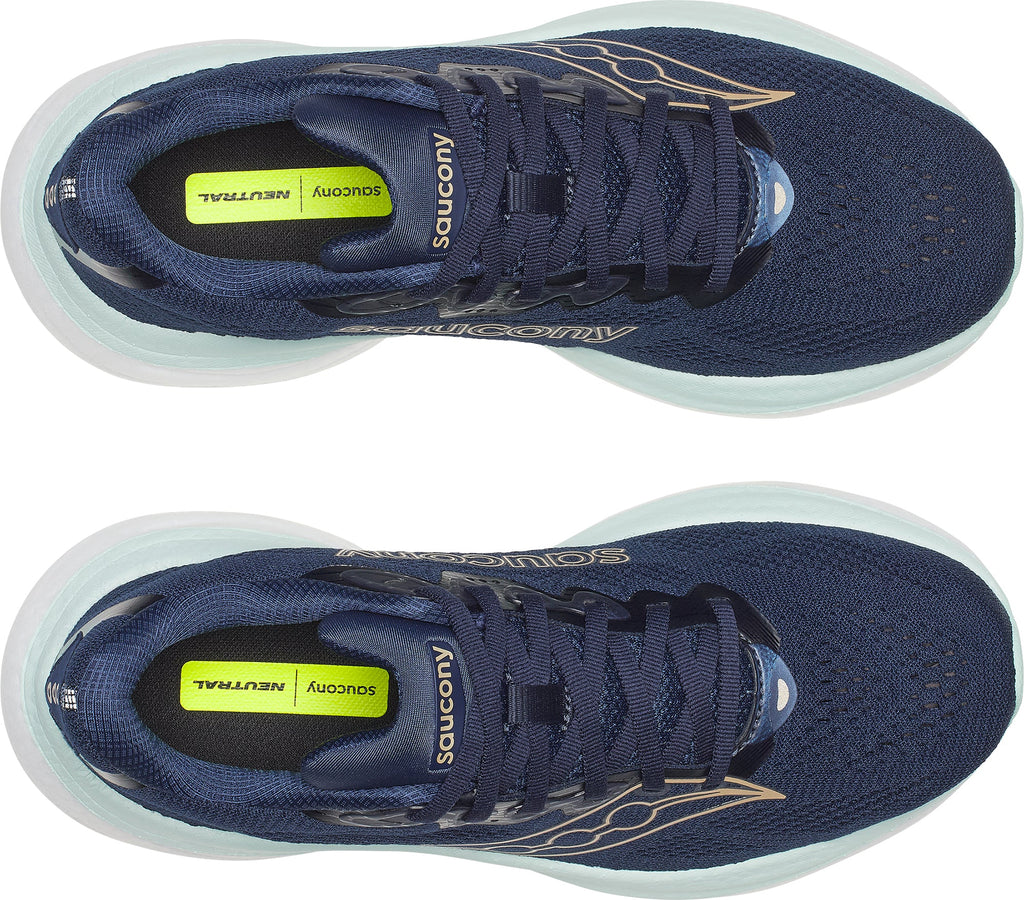 Saucony Ride 19 Women's Running Shoes - Blue - View 4