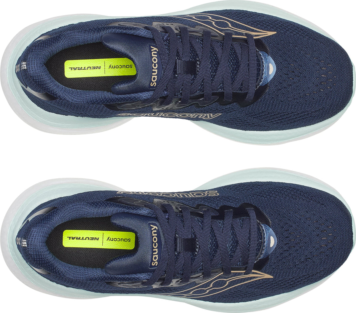 Saucony Ride 19 Women's Running Shoes - Blue - View 4
