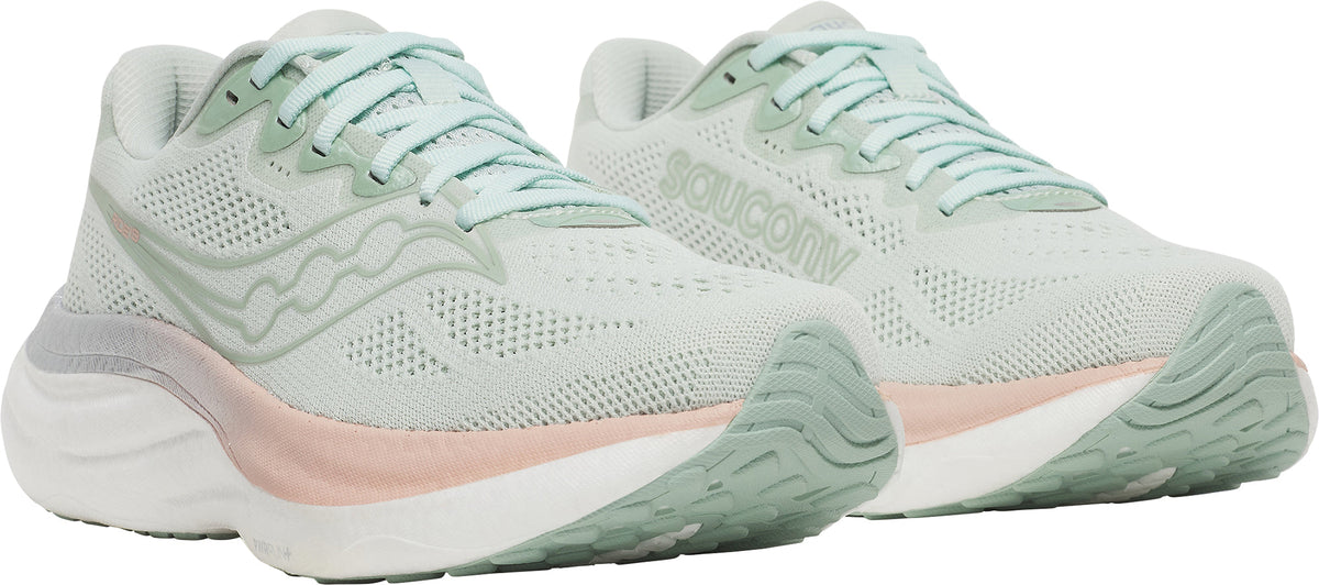Saucony Ride 19 Women's Running Shoes - Green - View 6