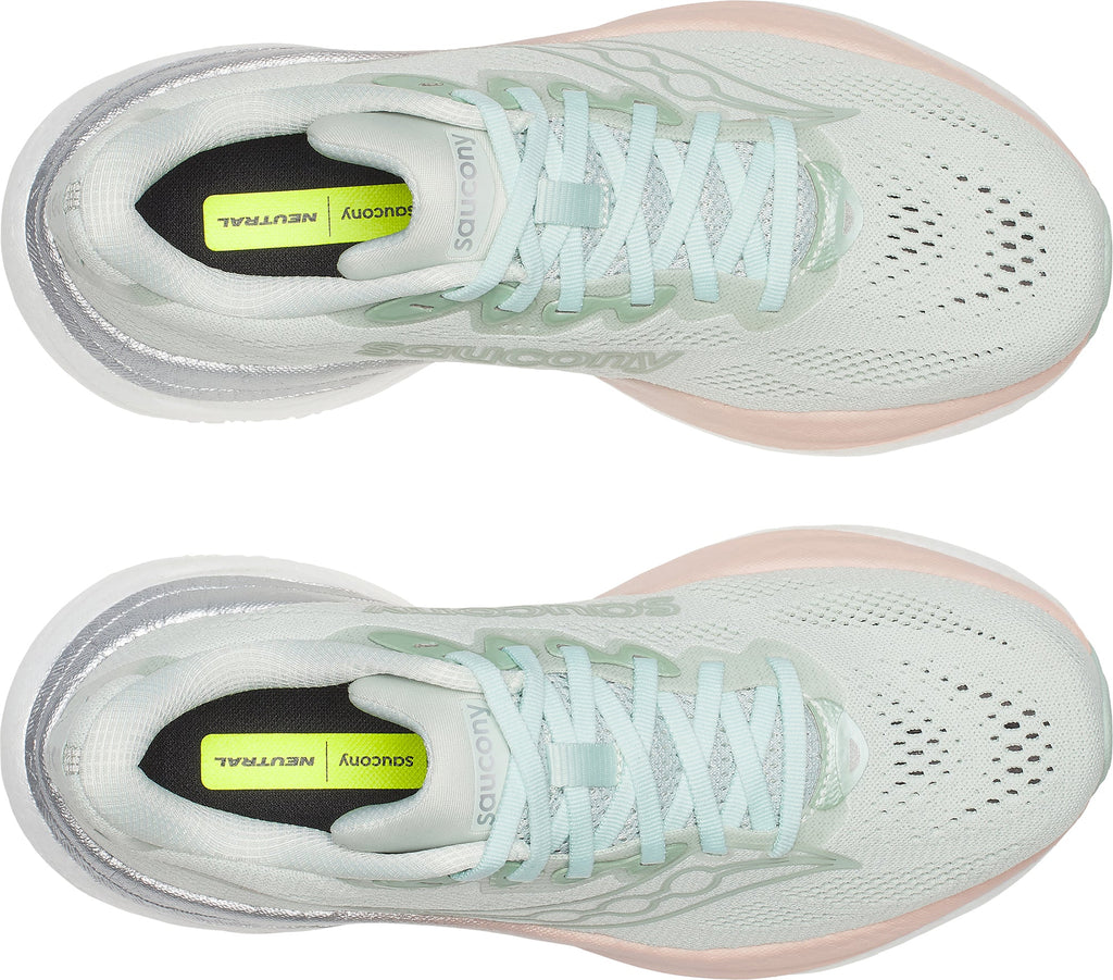 Saucony Ride 19 Women's Running Shoes - Green - View 4