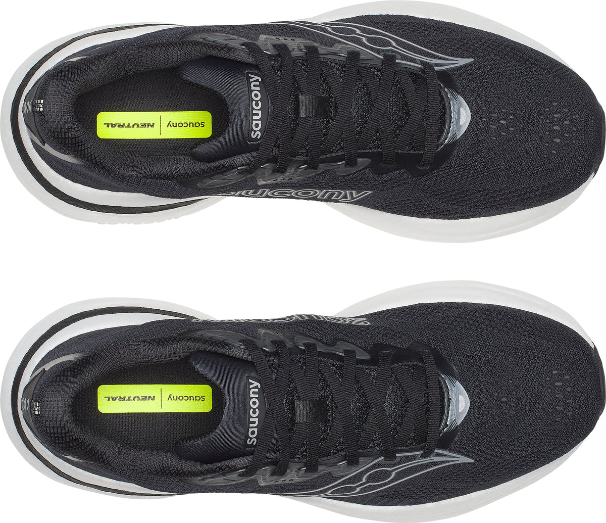 Saucony Ride 19 Men's Running Shoes - Black - View 4