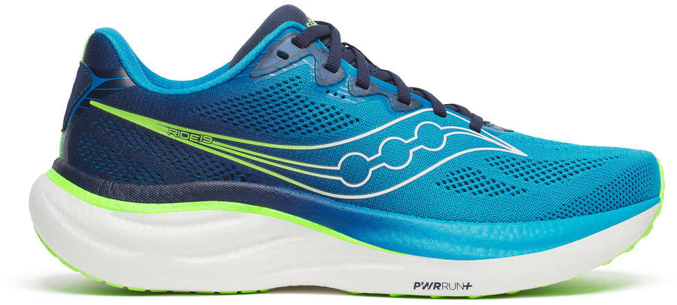 Saucony Ride 19 Men's Running Shoes - Blue - View 1