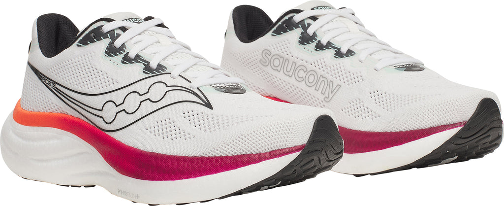 Saucony Ride 19 Men's Running Shoes - White - View 5