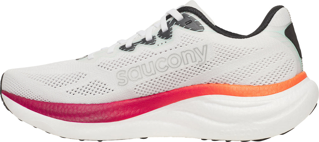 Saucony Ride 19 Men's Running Shoes - White - View 2
