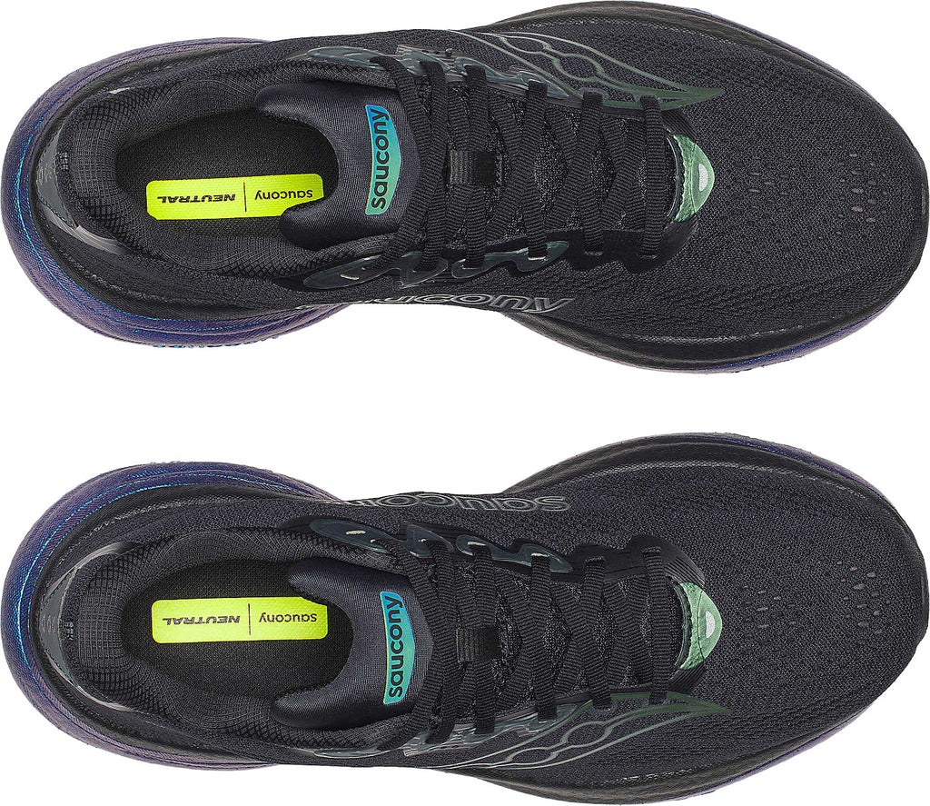 Saucony Ride 19 Men's Running Shoes - Black - View 4