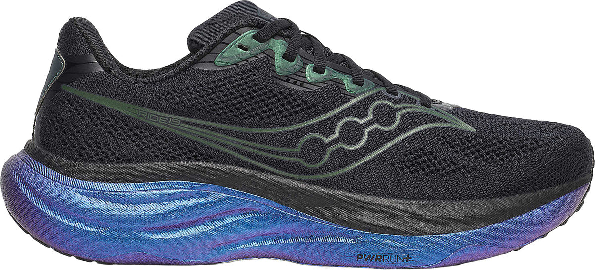 Saucony Ride 19 Men's Running Shoes - Black - View 1