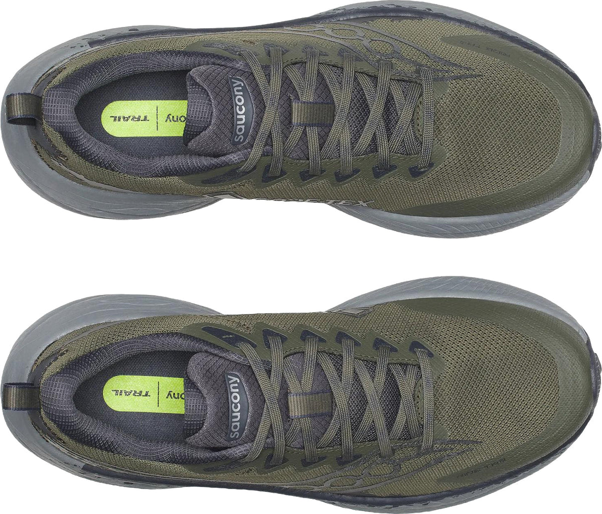 Saucony Ride TR3 GORE-TEX Men's Trail Running Shoes - Green - View 4