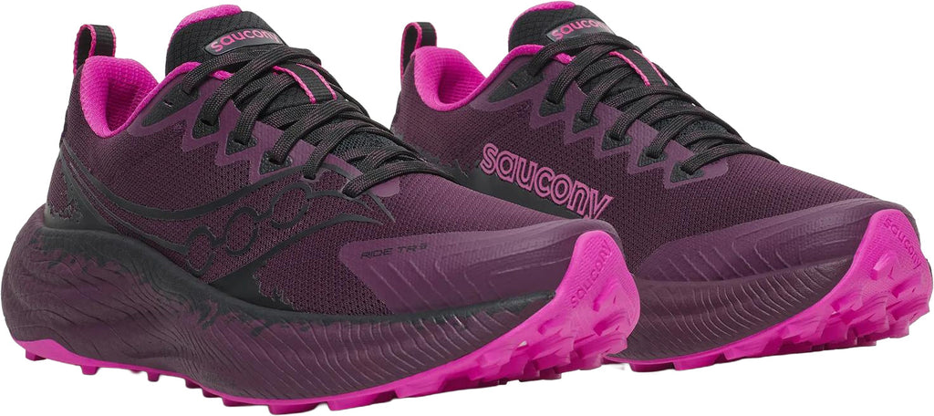 Saucony Ride TR3 Women's Trail Running Shoes - Purple - View 6