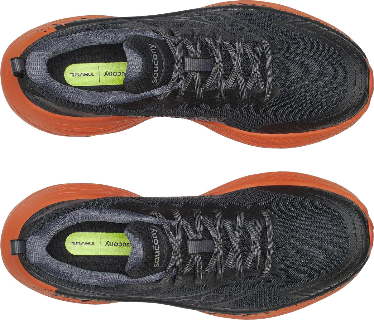 Saucony Ride TR3 Men's Trail Running Shoes - Black - View 4