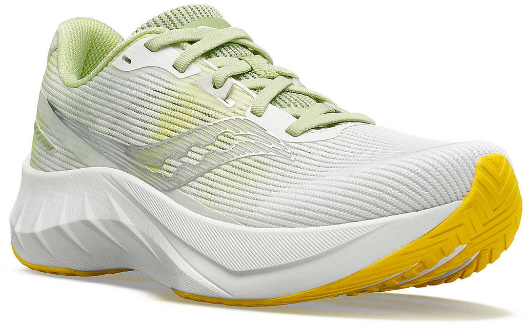 Saucony Tide 2 Women's Running Shoes - White - View 5