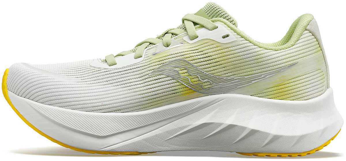 Saucony Tide 2 Women's Running Shoes - White - View 3