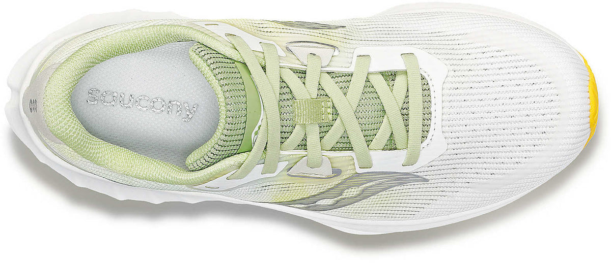 Saucony Tide 2 Women's Running Shoes - White - View 4