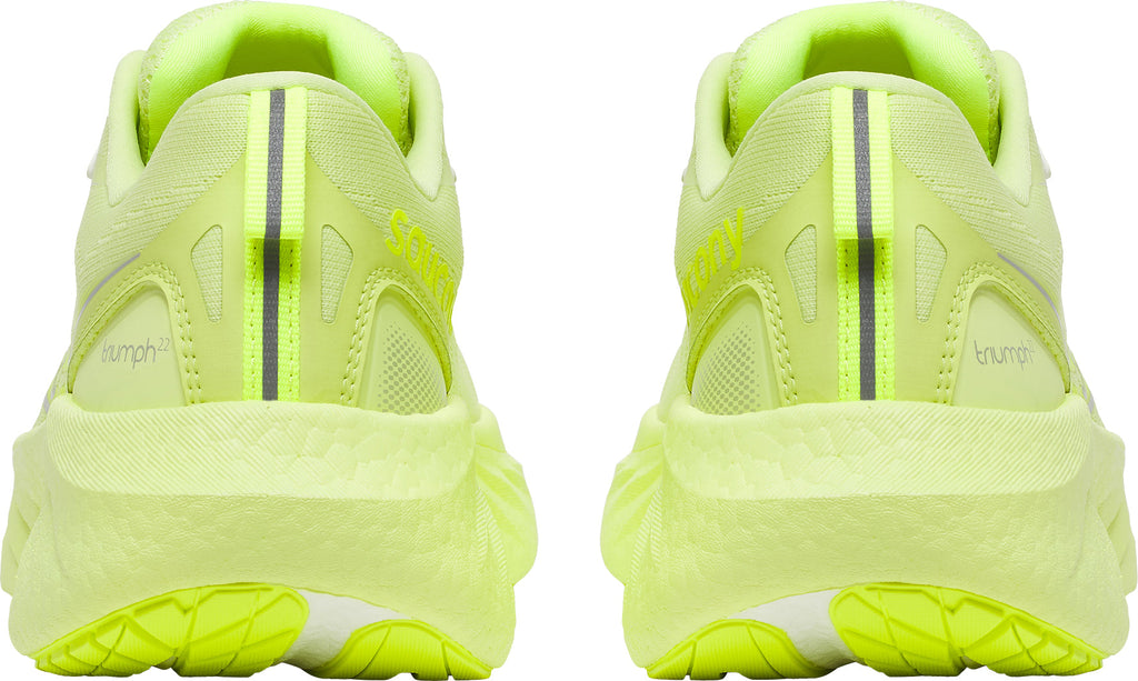 Saucony Triumph 22 Women's Running Shoes - Yellow - View 5