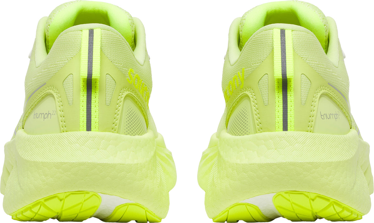 Saucony Triumph 22 Women's Running Shoes - Yellow - View 5