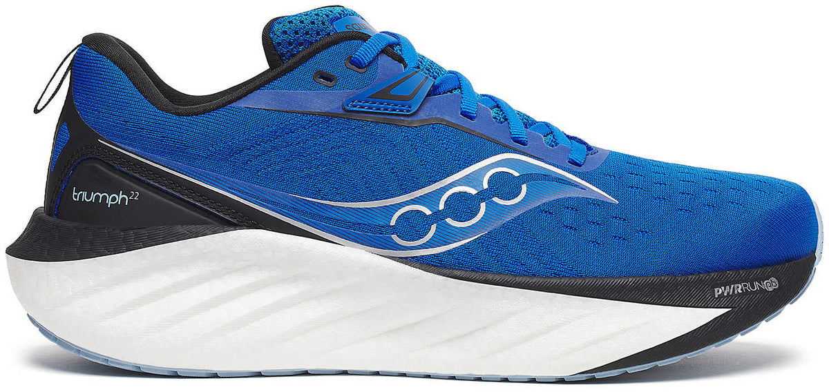 Saucony Triumph 22 Men's Running Shoes - Black - View 1