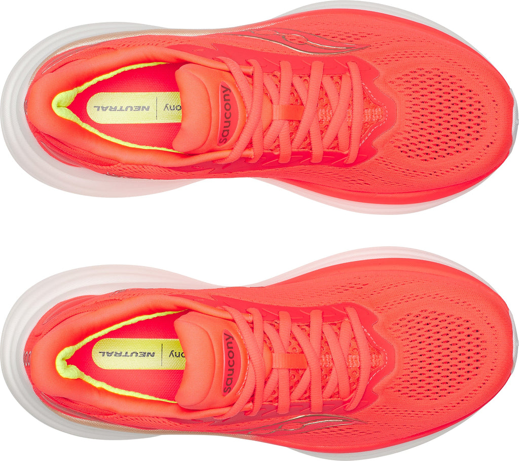 Saucony Triumph 24 Women's Running Shoes - Red - View 4